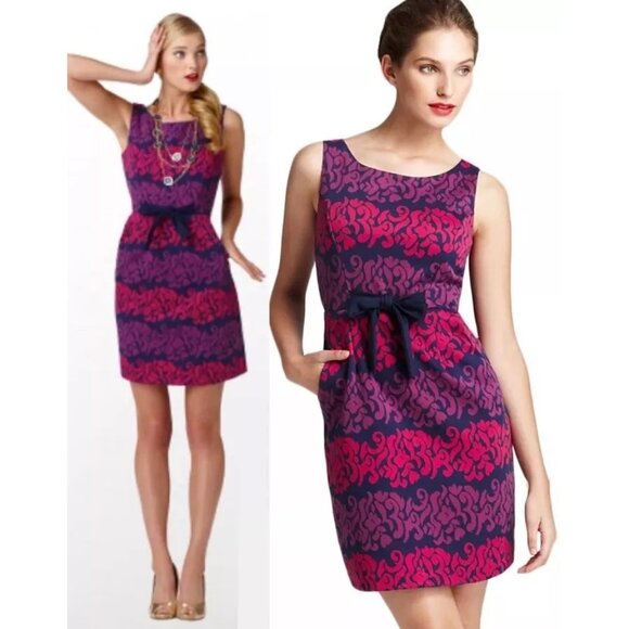 Lilly Pulitzer Dresses & Skirts - Lilly Pulitzer Pink and Purple Midi Dress